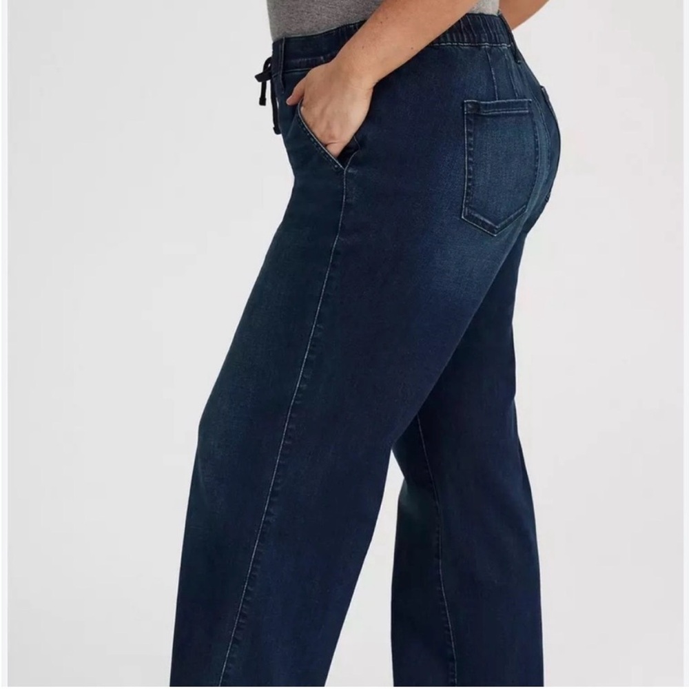 Torrid Dark Blue Wide Leg Jeans